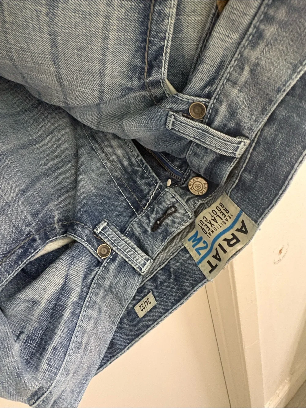 Ariat Light Blue Bootcut Men's Jeans